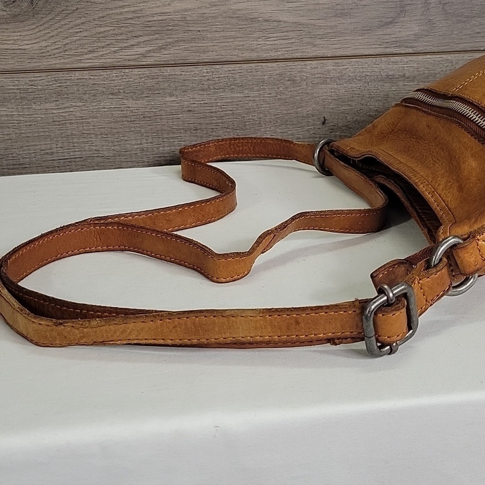 Vilenca Holland for Anthroplogie Brown Woven Leather Crossbody Shoulder Bag - Picture 6 of 12